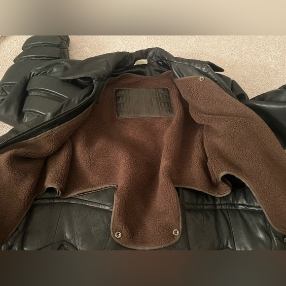 Gianfranco Ferré Quilted Padded Motorcycle Leather Jacket – Black (IT 46) - Picture 10 of 16